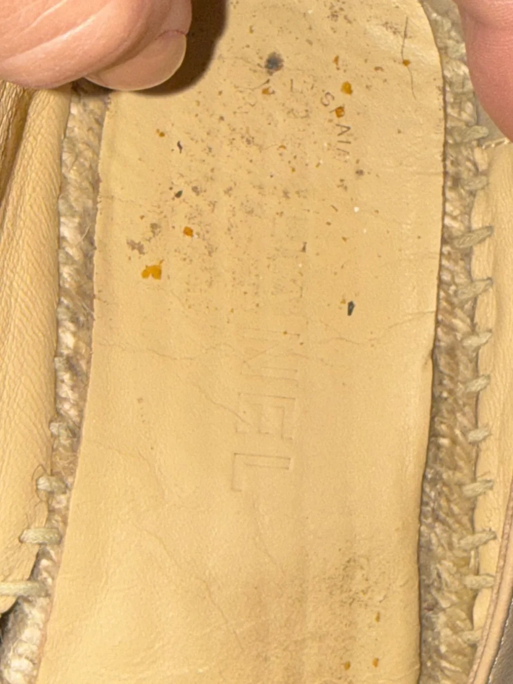 Chanel Leather Espadrilles